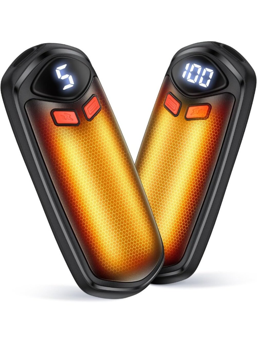 Rechargeable Electric Hand Warmers - Portable 2 Pack, Perfect Gift for Cold